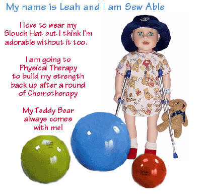 Leah - a Sew Able Play Therapy doll