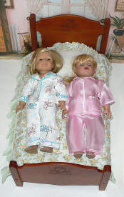 american girl doll double bed