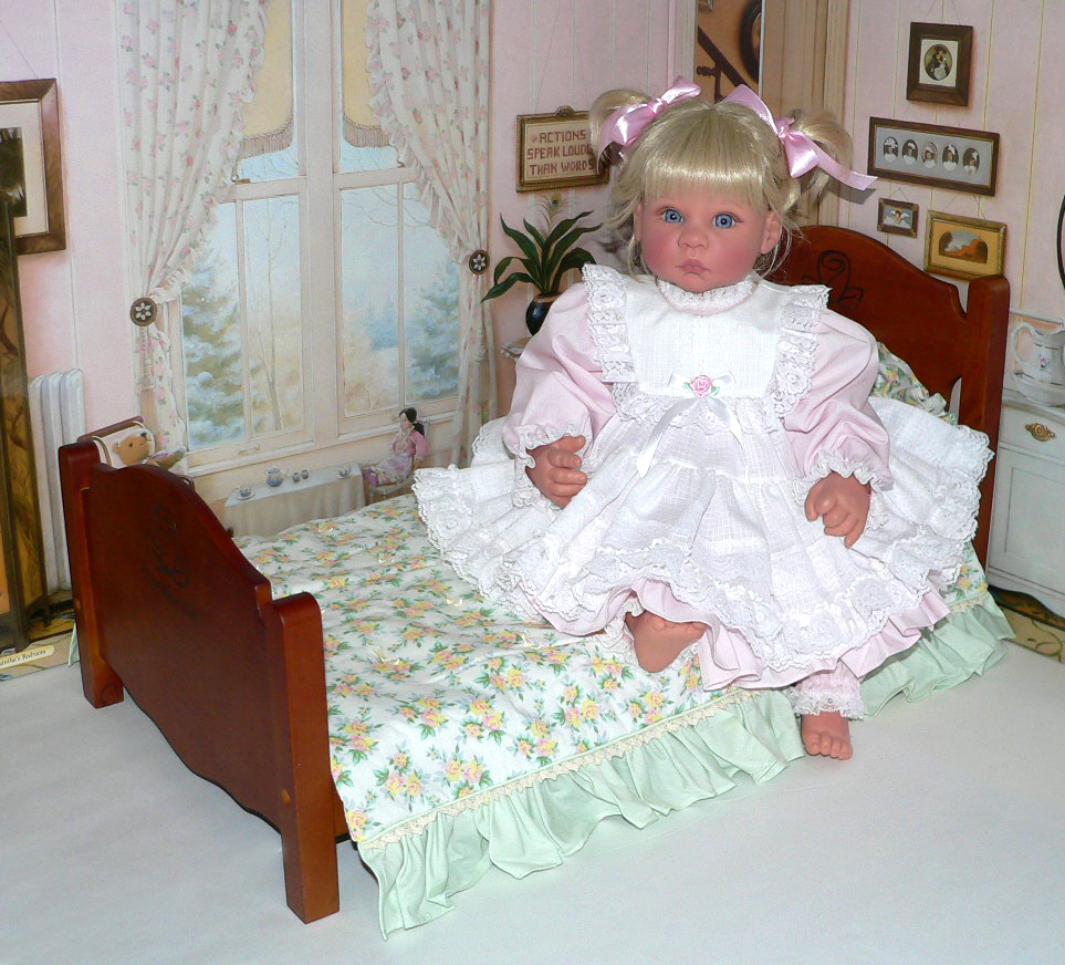 round baby doll crib