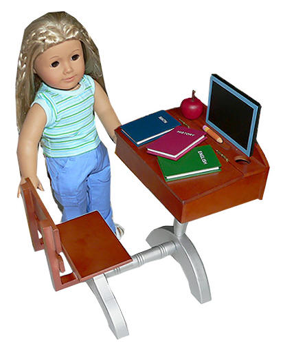 american girl doll school desk