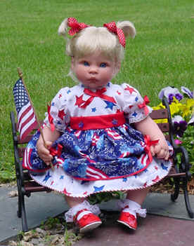 4th of july dress baby doll