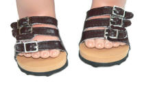 Brown summer sandals