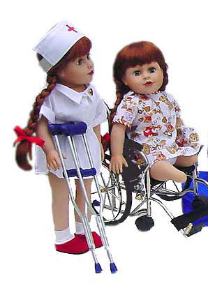 play therapy dolls disabled children