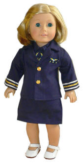 stewardess doll clothes american girl dolls