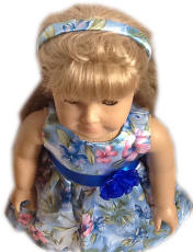 Headband with doll dress